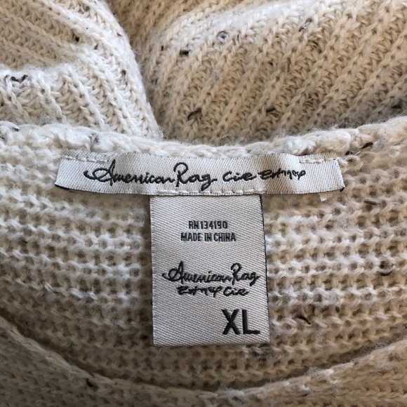 American Rag Lace Up Sleeve Scoop Neck Sweater - Picture 6 of 7